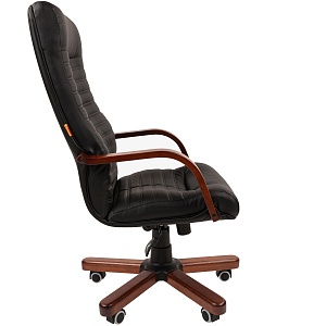 Офисное кресло CHAIRMAN 480WD, экокожа,  черный